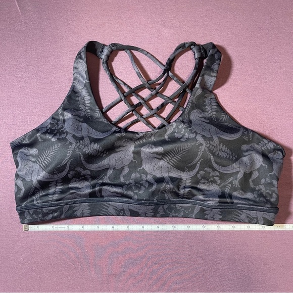 Constantly Varied Gear Dinosaur Sports Bra Black - Size XXL Butterfly Back - Picture 3 of 5